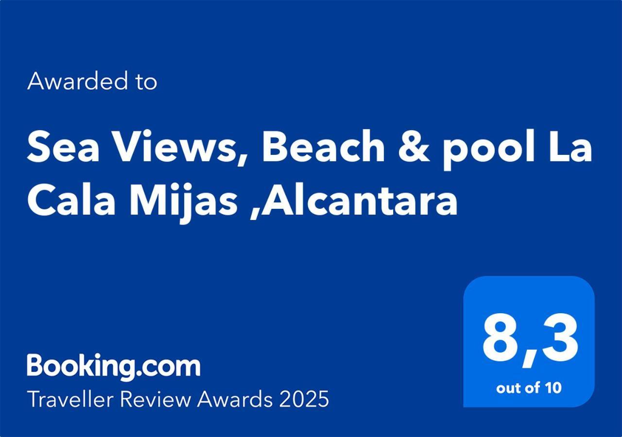 Sea Views, Beach & Pool La Cala Mijas ,Alcantara 말라가 외부 사진